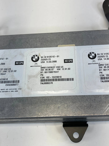 2006 2007 BMW 530XI 04-07 530I TELEMATICS BLUETOOTH CONTROL MODULE 84-10-9120742