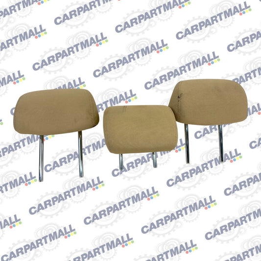 2011-2014 HYUNDAI SONATA REAR LEFT RIGHT & CENTER SEAT HEADREST HEAD REST SET 3
