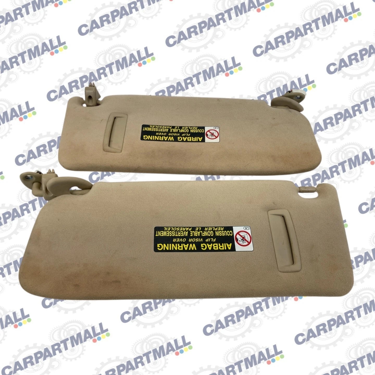 2004-2006 LEXUS LS430 SUNVISOR LEFT & RIGHT SUN VISOR SUNVISOR SET PAIR SUNROOF