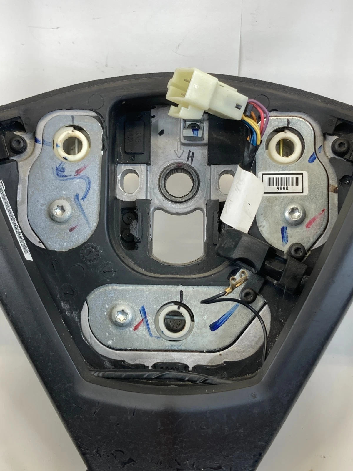 2004 04 CADILLAC CTS STEERING WHEEL ASSY W/ SWITCHES LEATHER WOOD TRIM 25766590