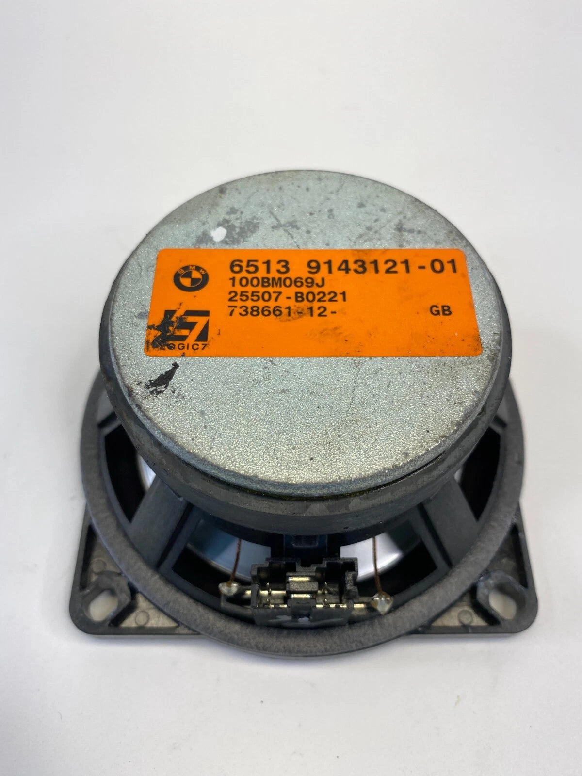 2006-2010 BMW 550I REAR LEFT BACK SIDE DOOR SPEAKER AUDIO 6513914312101 OEM