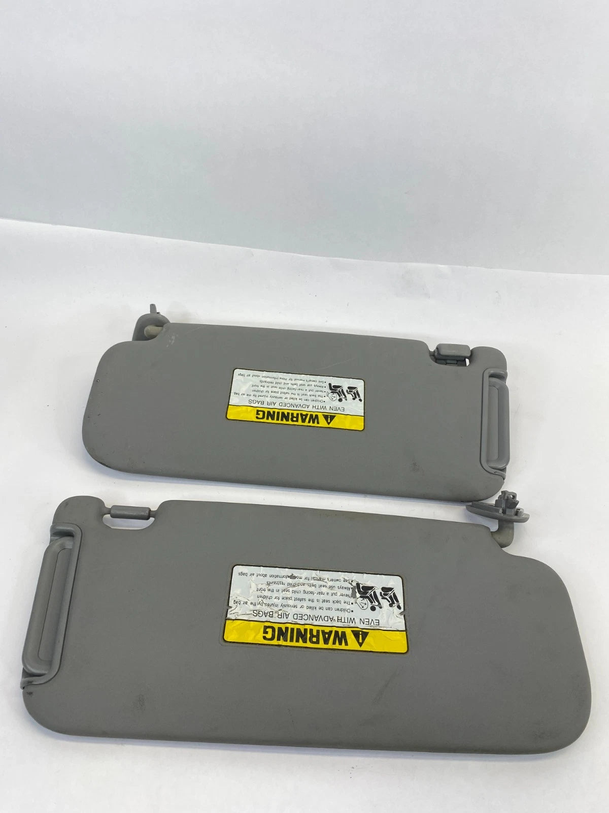 2007-2010 HYUNDAI ELANTRA SEDAN SUNVISOR SUN VISOR SHADE SET PAIR LH RH GRAY OEM
