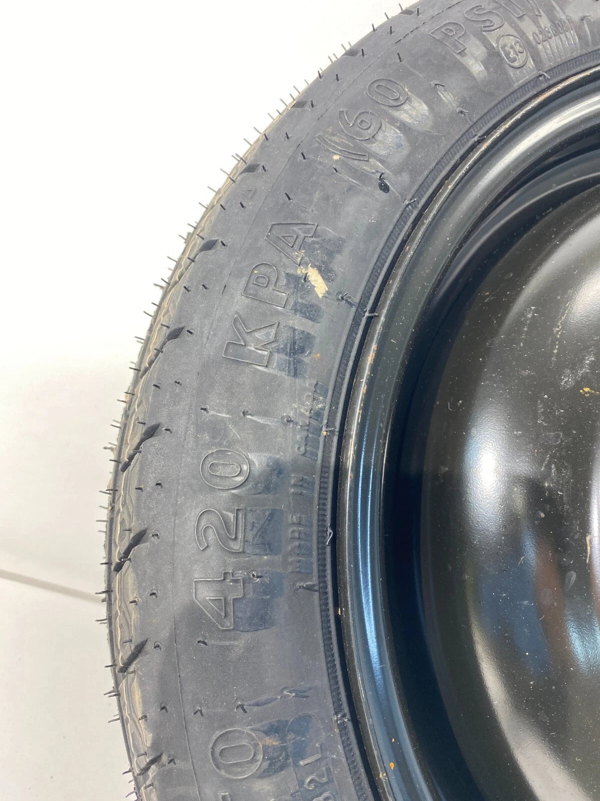 06-11 HONDA CIVIC EMERGENCY SPARE TIRE WHEEL RIM COMPACT DONUT T125/70D15 OEM