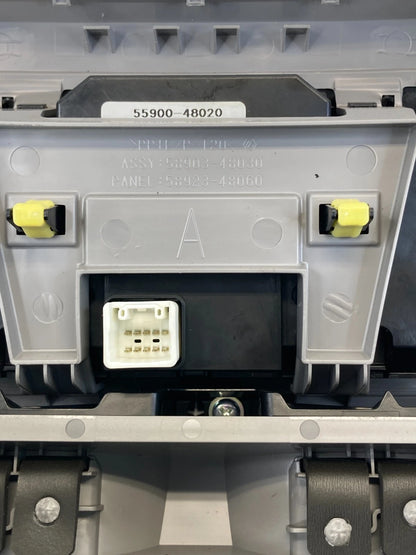 08-13 TOYOTA HIGHLANDER REAR AC HEATER CLIMATE CONTROL W/ CUP HOLDER 55900-48020