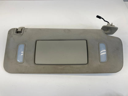 2007-2014 GMC YUKON SUN VISOR SHADE PAIR SET DRIVER & PASSENGER SIDES GRAY OEM