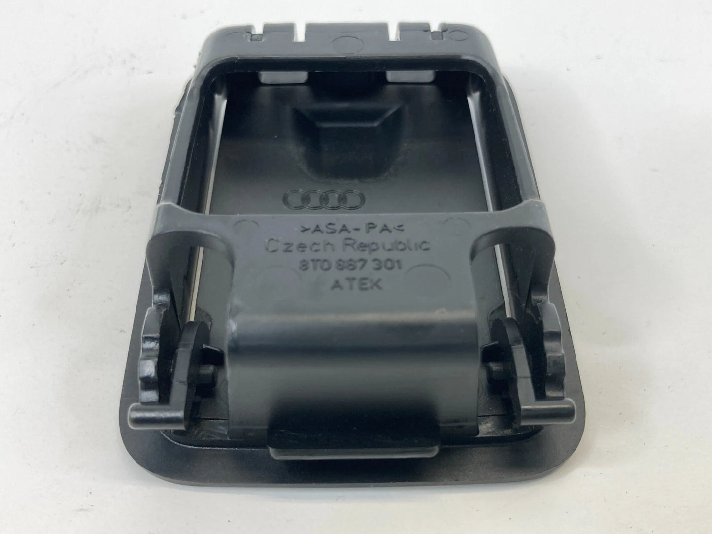 2013-2016 AUDI A4 4-DR CHILD RESTRAINT ANCHOR BEZEL HOOK COVER TRIM 8T0-887-301