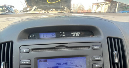 2007-2010 Hyundai Elantra Center Dash Radio Clock Climate Control Trim Bezel OEM