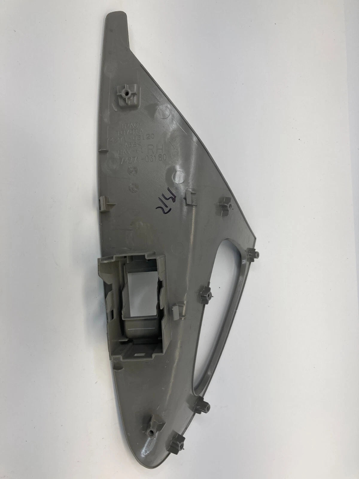 10 11 TOYOTA CAMRY REAR RIGHT SIDE DOOR WINDOW SWITCH BEZEL TRIM 74271-06120 OEM