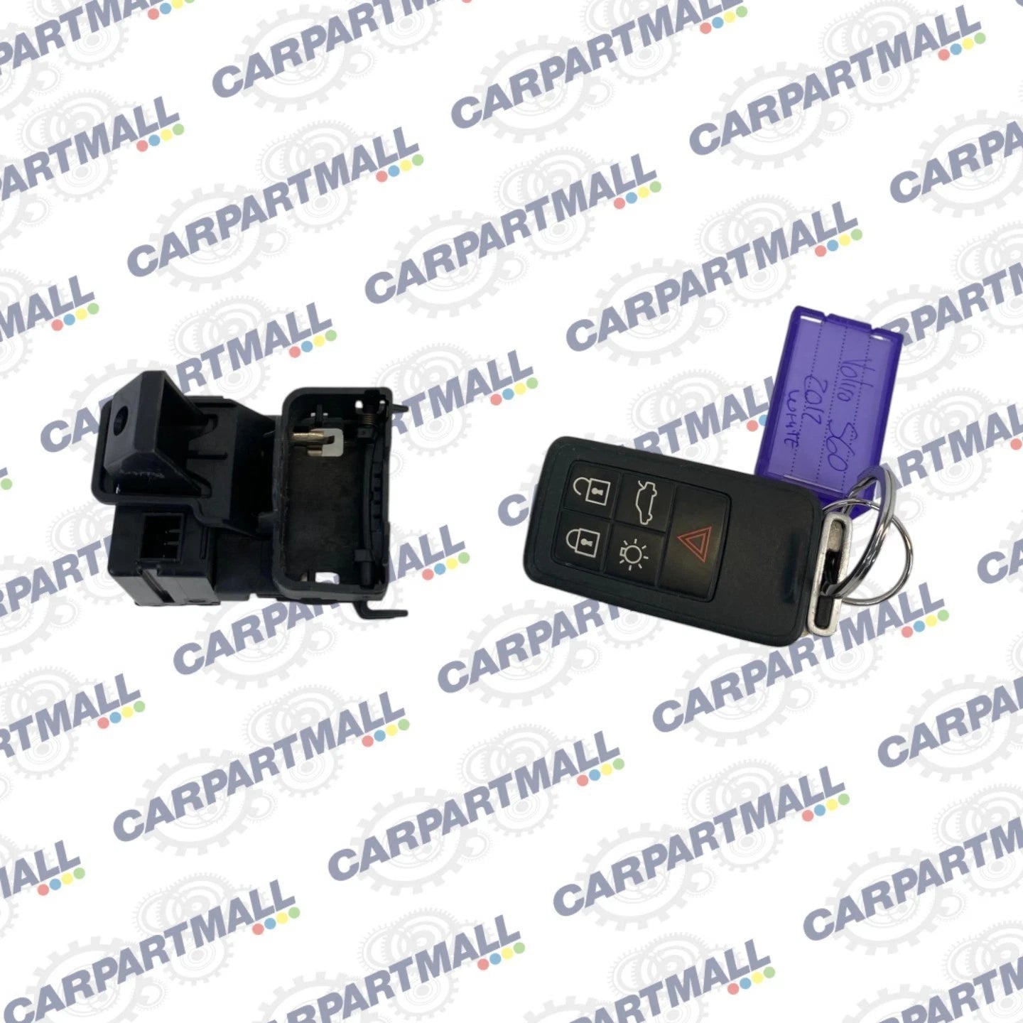 2011-2018 VOLVO S60 KEYLESS CONTROL MODULE W/ SMART KEY REMOTE AH4N-15607-AE OEM