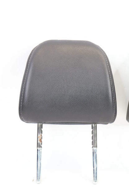2016-2022 HONDA PILOT FRONT LEFT RIGHT SEAT HEADRESTS PAIR BLACK LEATHER OEM