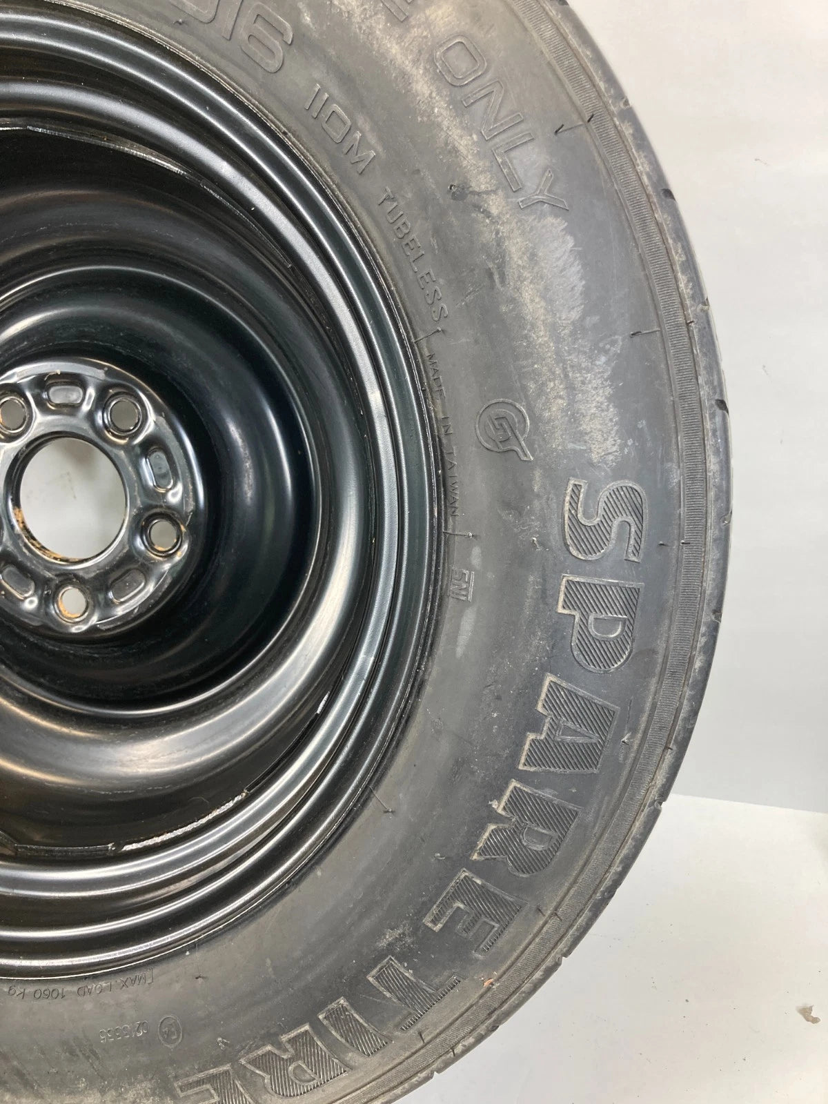 2014 2015 NISSAN ROGUE SELECT SPARE TIRE COMPACT DONUT WHEEL T155/90D16 110M OEM