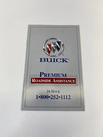 2003 BUICK RENDEZVOUS OWNERS MANUAL WARRANTY ASSISTANCE GUIDE BOOK W/ CASE