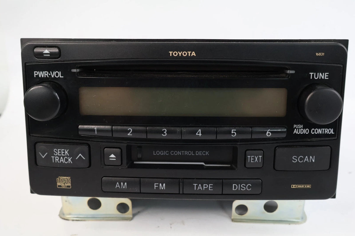 2003-2005 TOYOTA 4RUNNER AM FM RADIO RECEIVER 6 CD PLAYER UNIT OEM 86120-35220