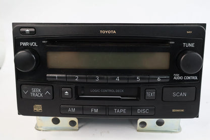 2003-2005 TOYOTA 4RUNNER AM FM RADIO RECEIVER 6 CD PLAYER UNIT OEM 86120-35220