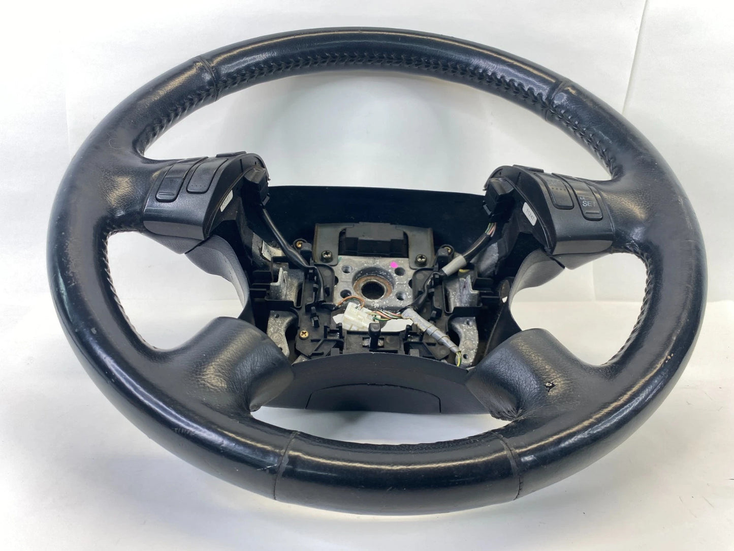 2003-2007 HONDA ACCORD STEERING WHEEL W/ CRUISE AUDIO CONTROL TRIM SWITCHES OEM