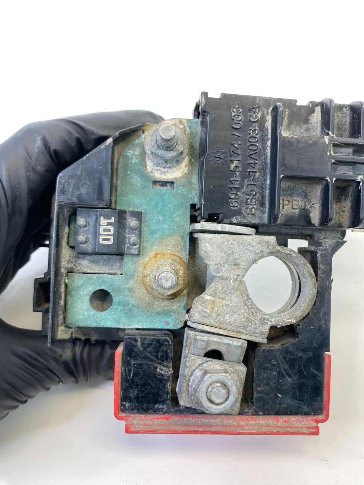 2011-2015 FORD EXPLORER POSITIVE BATTERY CABLE FUSE TERMINAL END BB5T-14A094 OEM