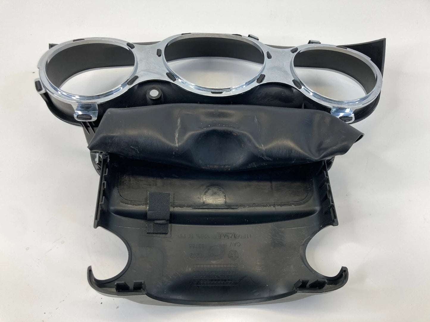 11-14 DODGE AVENGER SPEEDOMETER CLUSTER UPPER SHROUD TRIM BEZEL 1TE061X9AB OEM