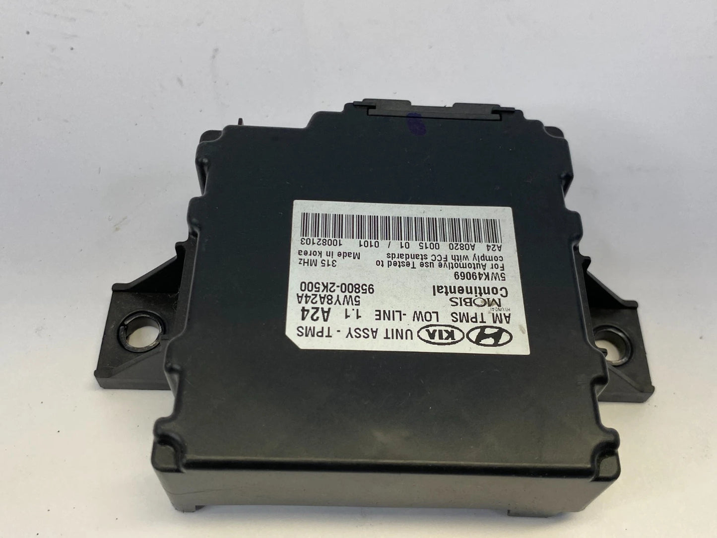 2011-2013 KIA SOUL 2.0L TIRE PRESSURE MONITOR SENSOR MODULE TPMS 95800-2K500 OEM
