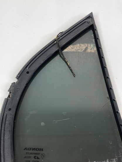 1996-2000 Honda Civic Sedan Rear Left Back Side Door Fixed Quarter Window Glass