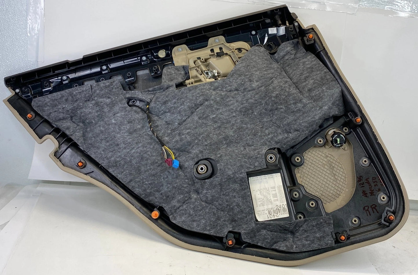 2006-2016 MERCEDES-BENZ E350 REAR RIGHT SIDE INNER DOOR PANEL ASSY W/ SWITCH OEM