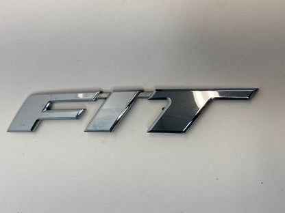 2009-2013 Honda Fit Rear Trunk Emblem Logo Letters FIT Symbol Chrome OEM