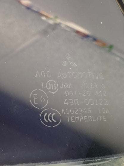 2008-2017 Mitsubishi Lancer Rear Left Quarter Door Window Glass 5740A041 OEM