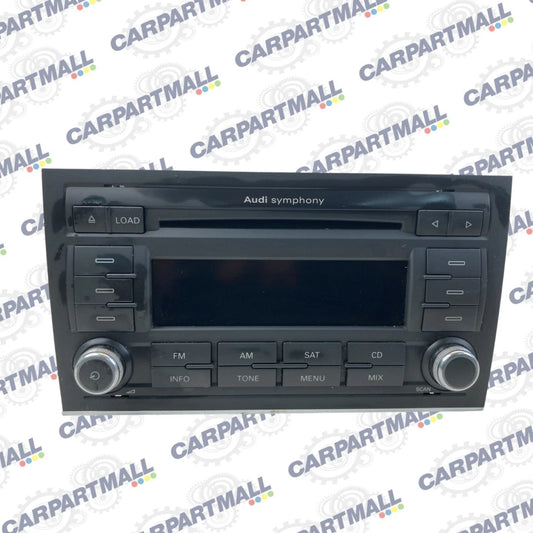 2004-2008 AUDI A4 SYMPHONY AM FM RADIO RECEIVER PLAYER CD UNIT 8E0-057-195AF OEM