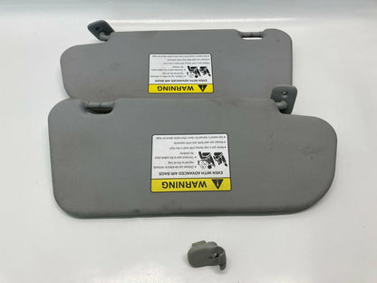 2004-2008 MAZDA3 MAZDA 3 SEDAN LEFT & RIGHT SUNVISOR SUN VISOR PAIR SET GRAY OEM
