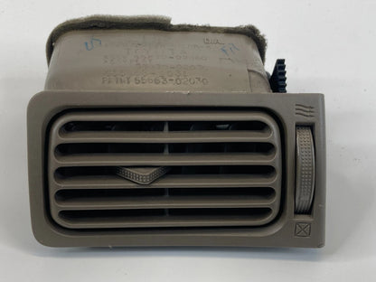 03-08 TOYOTA COROLLA RIGHT SIDE DASH A/C AC AIR VENT GRILLE OUTLET 55670-02060