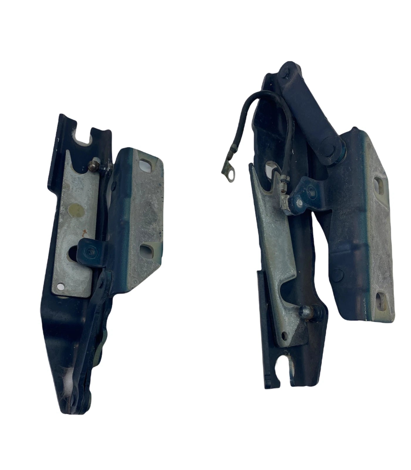 2004 2005 BMW 545I FRONT HOOD PANEL LOCK LATCH HINGE PAIR SET 4161-7 OEM