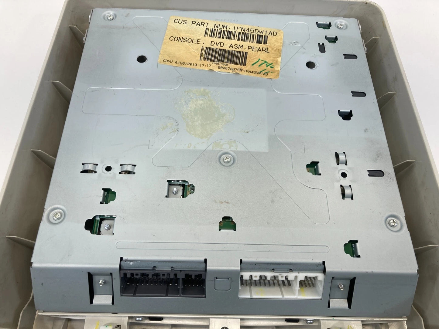 2009-2012 DODGE JOURNEY REAR OVERHEAD DVD SCREEN MONITOR DISPLAY 1FN45DW1AD OEM