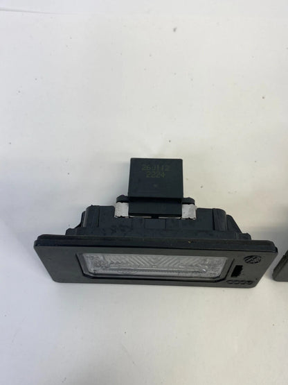 2009-2012 AUDI A4 QUATTRO REAR TRUNK LID LICENSE PLATE LIGHT LAMP SET PAIR OEM