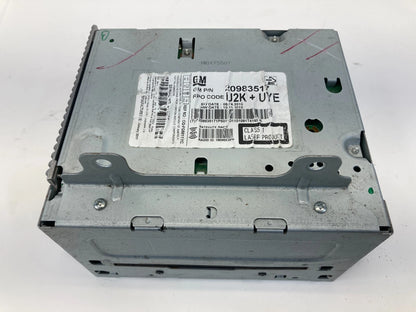 2011 11 GMC Terrain Buick Regal AM/FM Radio CD Disc Player Receiver 20983517 OEM