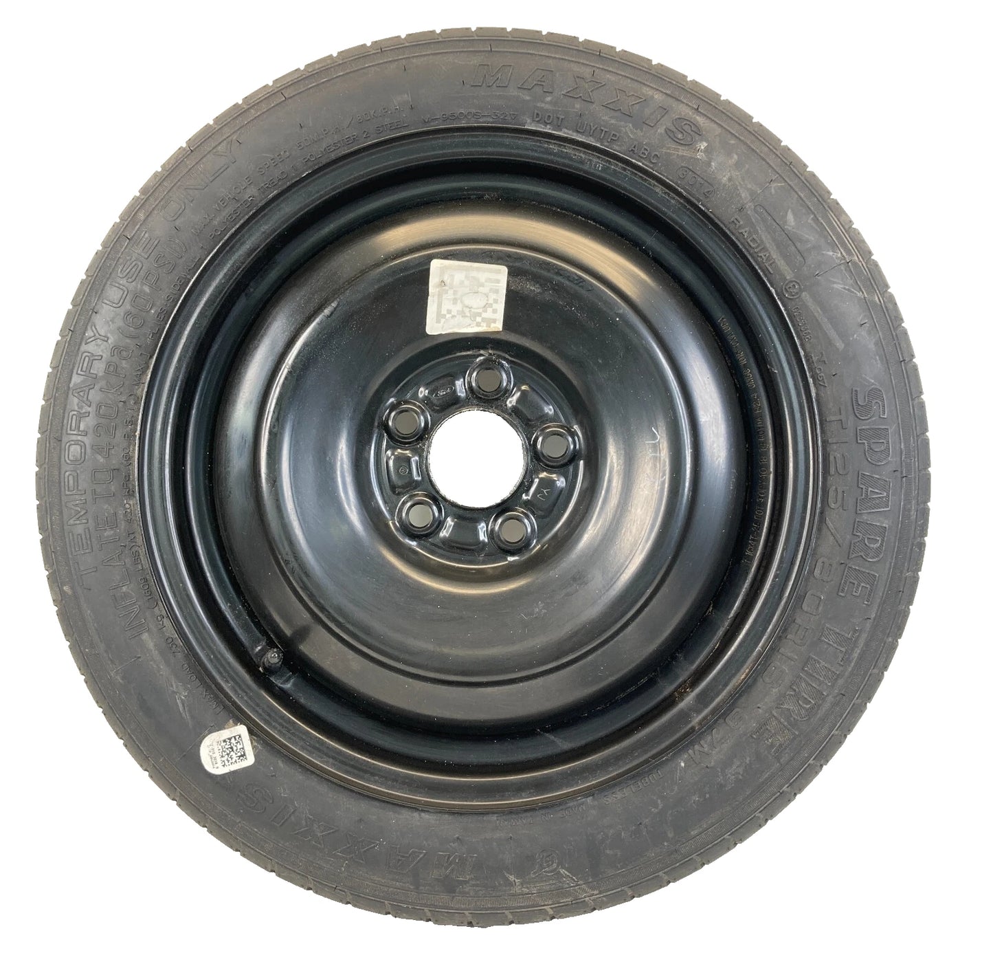 12-18 FORD FOCUS 13-20 FUSION SPARE TIRE WHEEL COMPACT DONUT T125/80R16 5X108MM