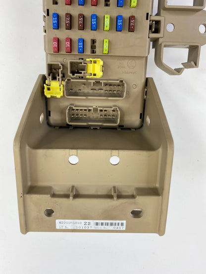 2009-2013 SUBARU FORESTER 2.5L INTERIOR FUSE BOX RELAY FUSEBOX BLOCK 82201FG010