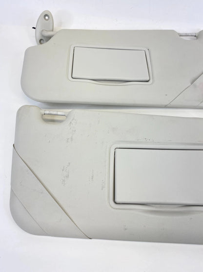 2012-2015 FORD FOCUS FRONT RIGHT & LEFT SIDE SUN VISOR W/ MIRROR SET PAIR OEM