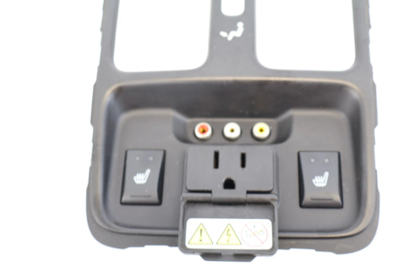 2011-2013 JEEP GRAND CHEROKEE REAR CENTER CONSOLE REAR PANEL W/ POWER OUTLET