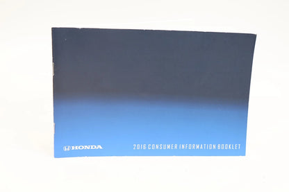 2016 HONDA CIVIC SEDAN OWNER'S MANUAL REFERENCE GUIDE INFORMATION W/ CASE OEM