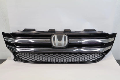2016-2018 HONDA PILOT FRONT BUMPER UPPER GRILLE W/ EMBLEM LOGO 71121-TG7-A0 OEM