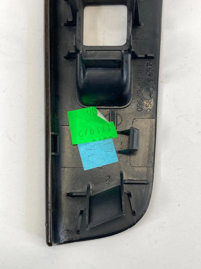 2005 2006 NISSAN ALTIMA REAR RIGHT BACK SIDE DOOR WINDOW SWITCH TRIM BEZEL OEM