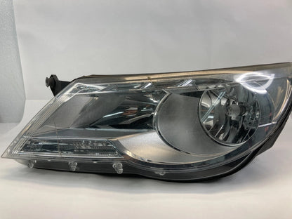 09-11 VOLKSWAGEN TIGUAN FRONT LEFT HEADLIGHT HEADLAMP HALOGEN 5N1-941-031-AC OEM