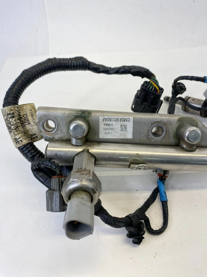 2012-2017 FORD FOCUS 2.0L L4 A/T FUEL INJECTION RAIL W/ INJECTORS CM5E-9H487-AH