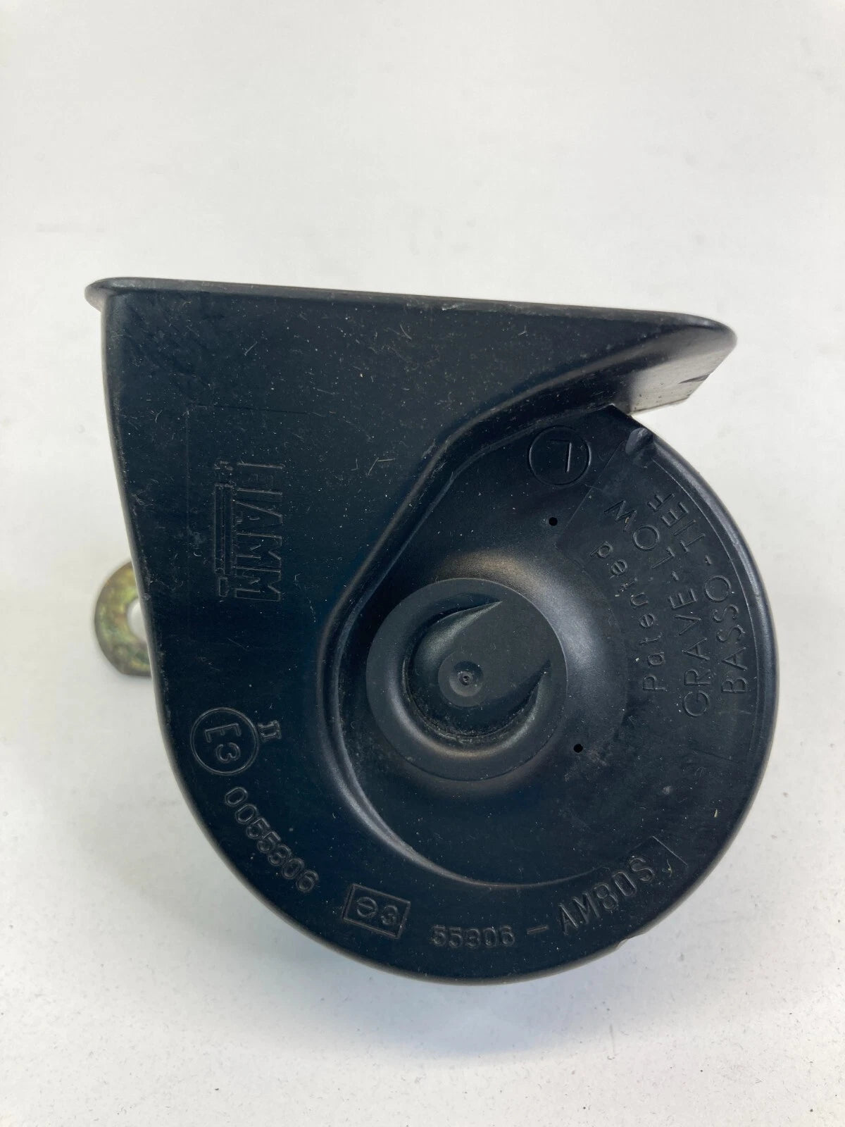 2002-2008 MINI COOPER LOW TONE HORN NOTE SIGNAL ALARM SIREN E3-0055306 OEM