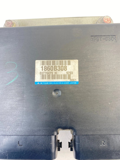 2010 MITSUBISHI LANCER RALLIART 2.0L TURBO AWD SST ENGINE COMPUTER ECM 1860B308