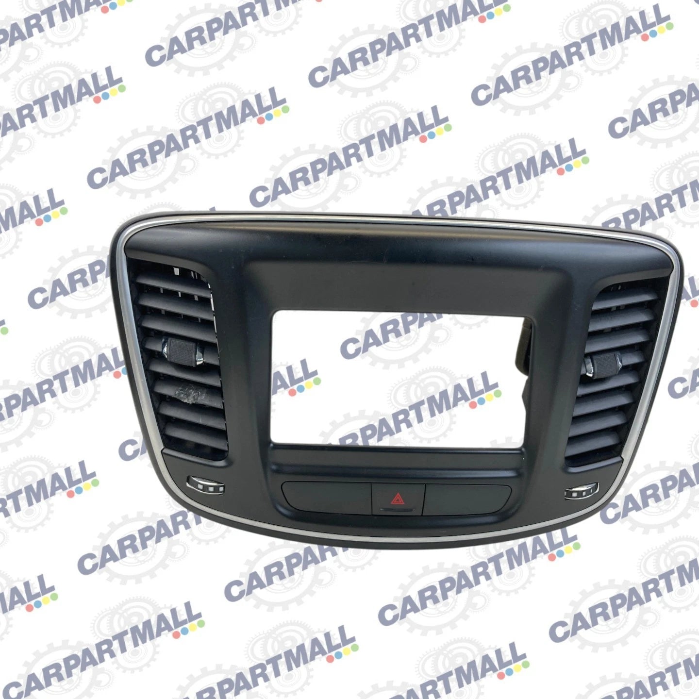 2015-2017 CHRYSLER 200 DASH RADIO BEZEL PANEL VENTS HAZARD SWITCH OEM 68160143AA