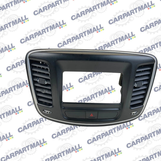 2015-2017 CHRYSLER 200 DASH RADIO BEZEL PANEL VENTS HAZARD SWITCH OEM 68160143AA