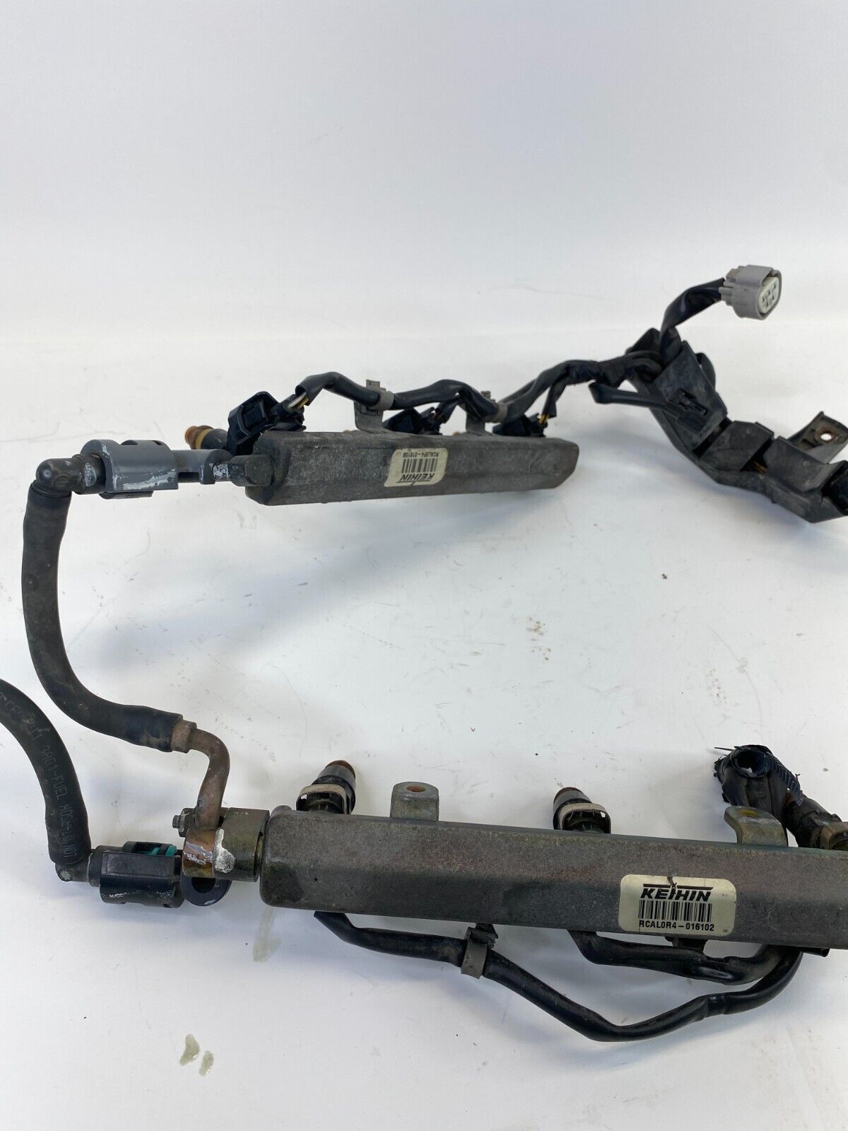 2004-2008 Acura TL 3.2L A/T Engine Fuel Injector Injection Rail Pair Set OEM