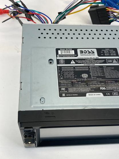 BOSS AUDIO BV755B DVD PLAYER RECEIVER BLUETOOTH DOUBLE-DIN, 6.2" TOUCHSCREEN