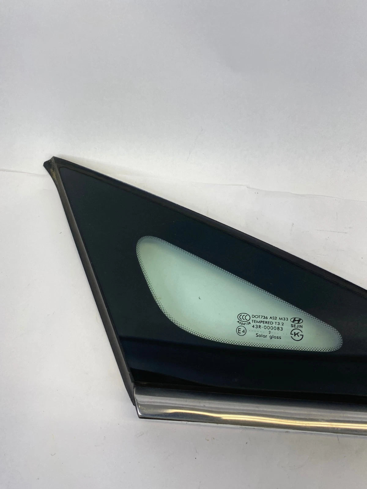2011-2015 HYUNDAI SONATA QUARTER WINDOW GLASS REAR LEFT OEM FACTORY 87810-3S000