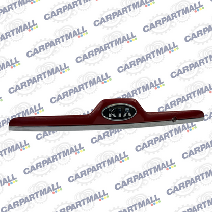 2007-2009 Kia Sportage Rear Liftgate Tailgate License Molding w/ Emblem & Lamp